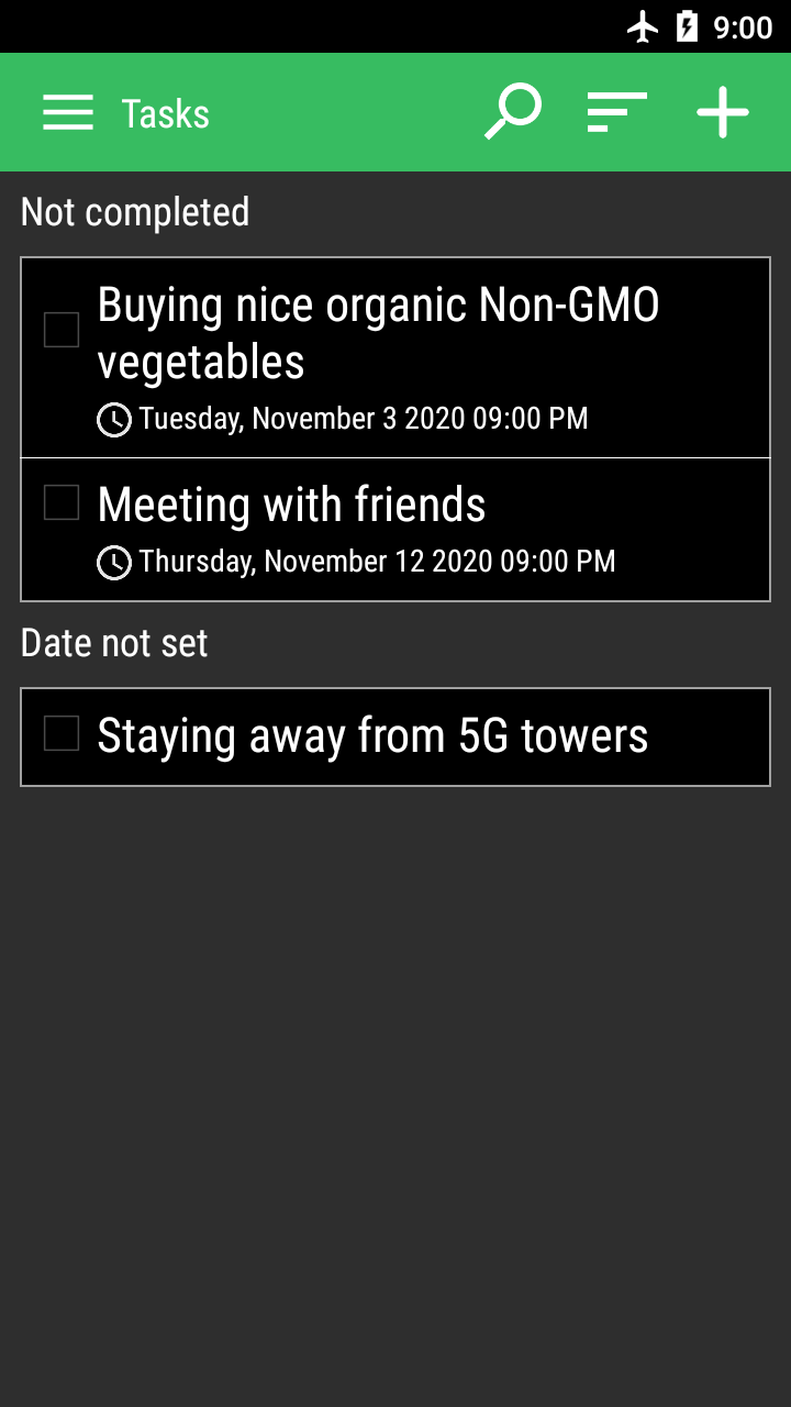 اسکرین شات 2 برنامه To Do List with Reminders