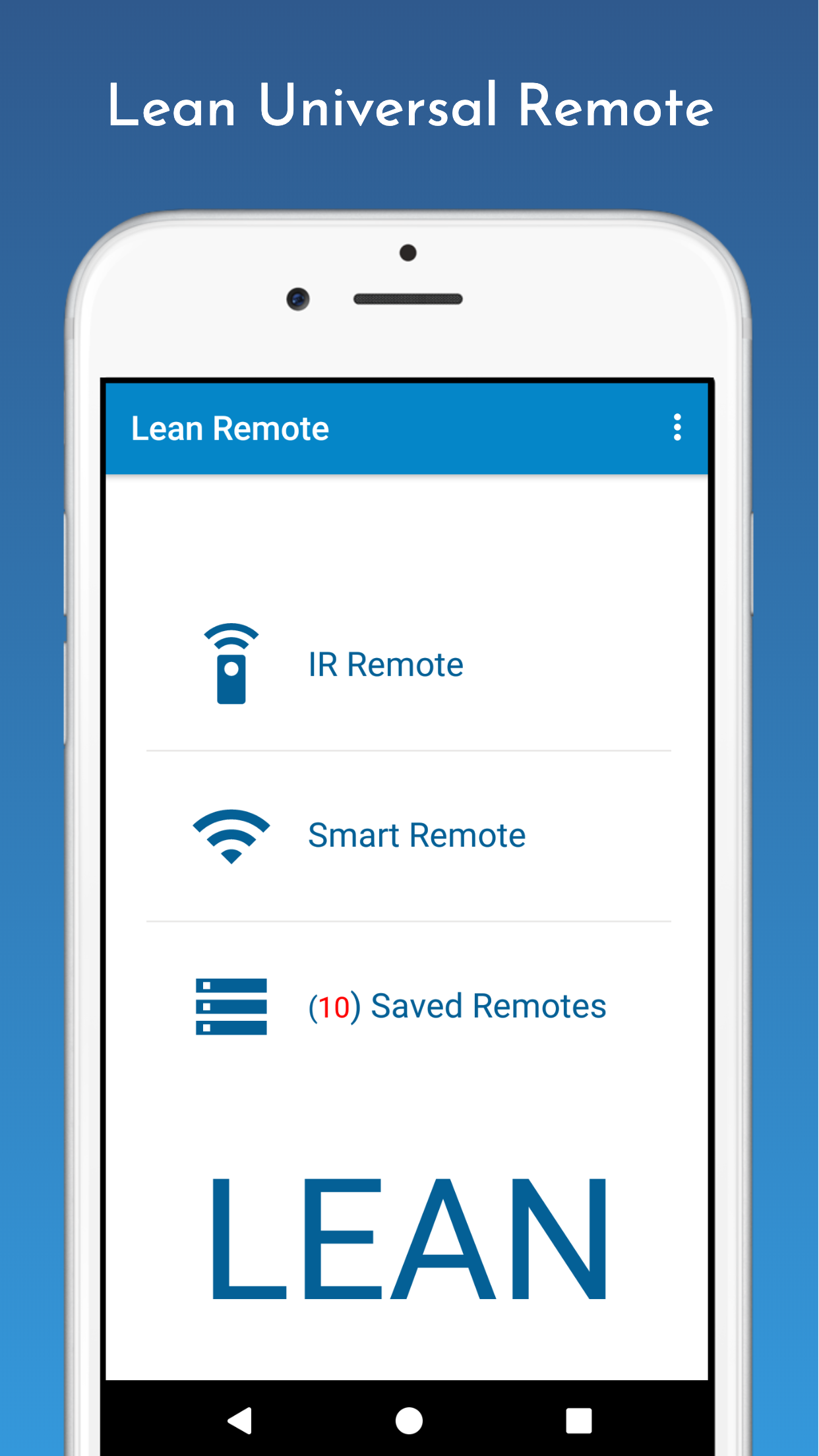 اسکرین شات 1 برنامه Universal Remote Control