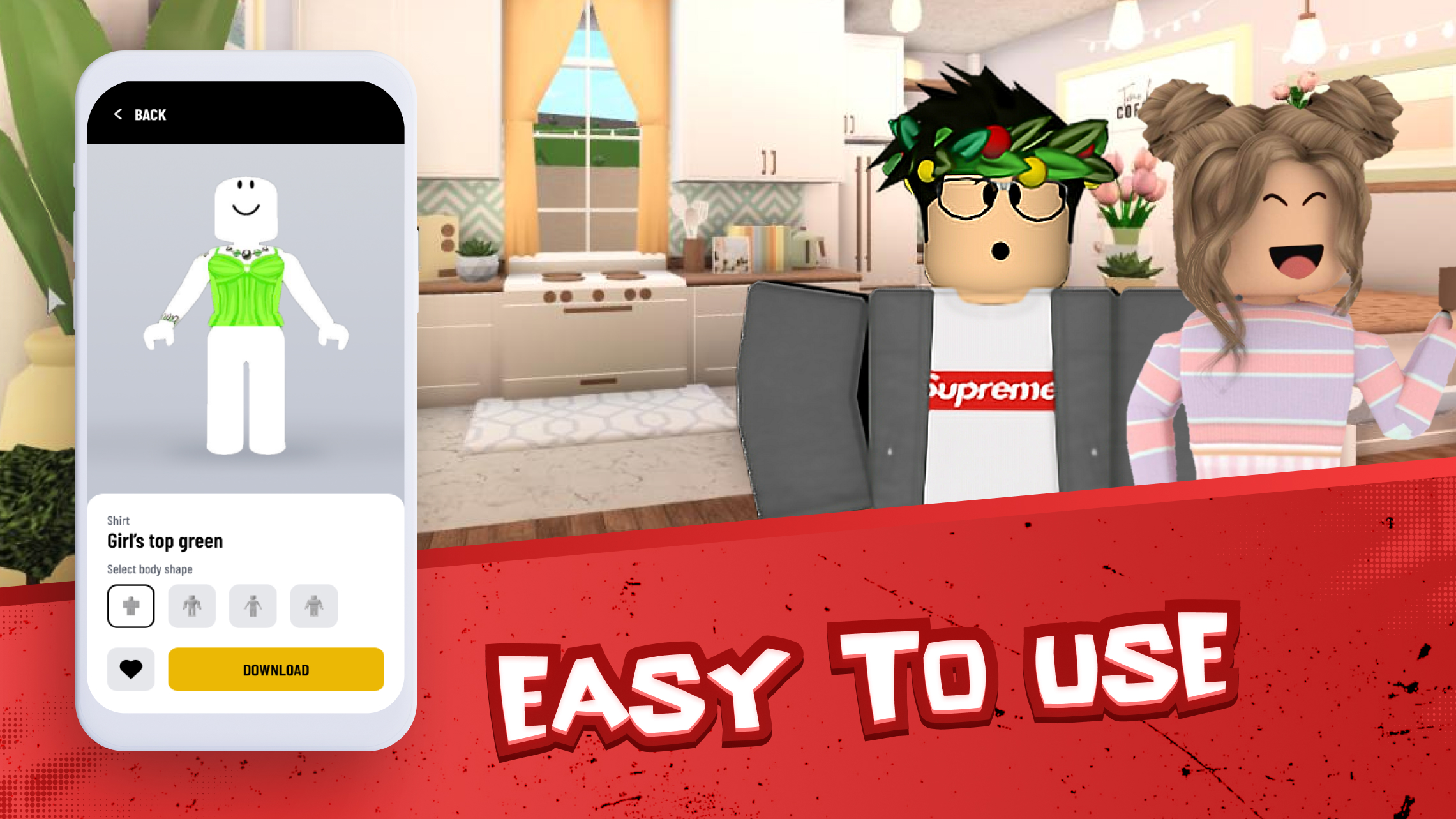 اسکرین شات 4 برنامه Skins for Roblox Clothing