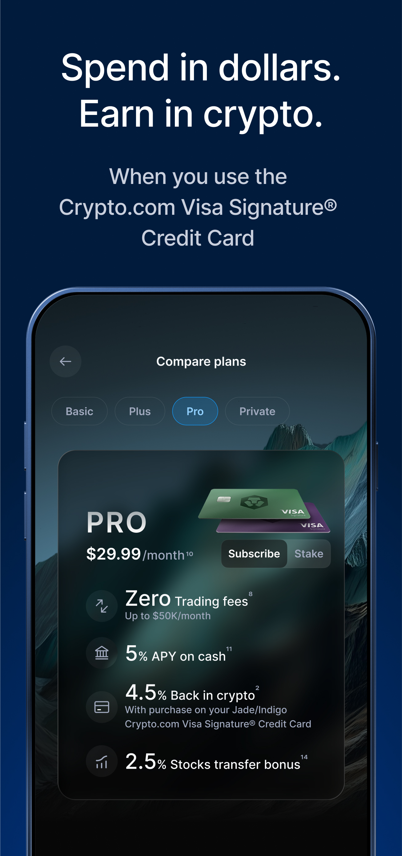 اسکرین شات 4 برنامه Crypto.com: Buy BTC, ETH & CRO