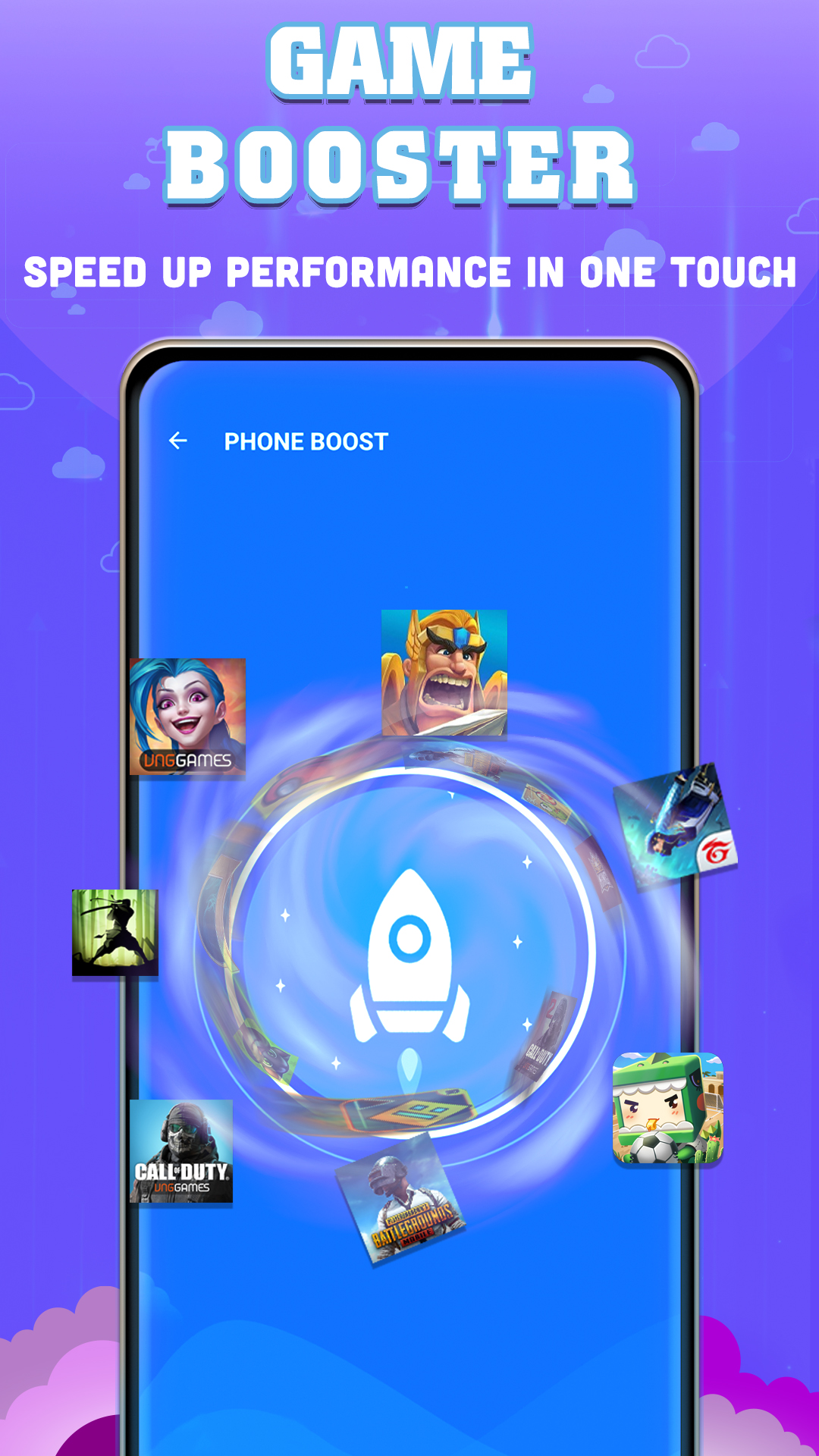 اسکرین شات 1 برنامه Game Launcher: Game Booster