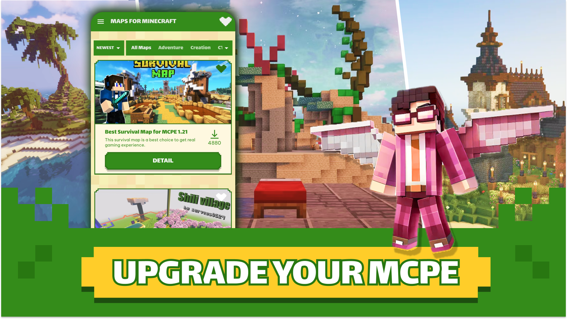اسکرین شات 7 برنامه Master Maps for Minecraft Mods