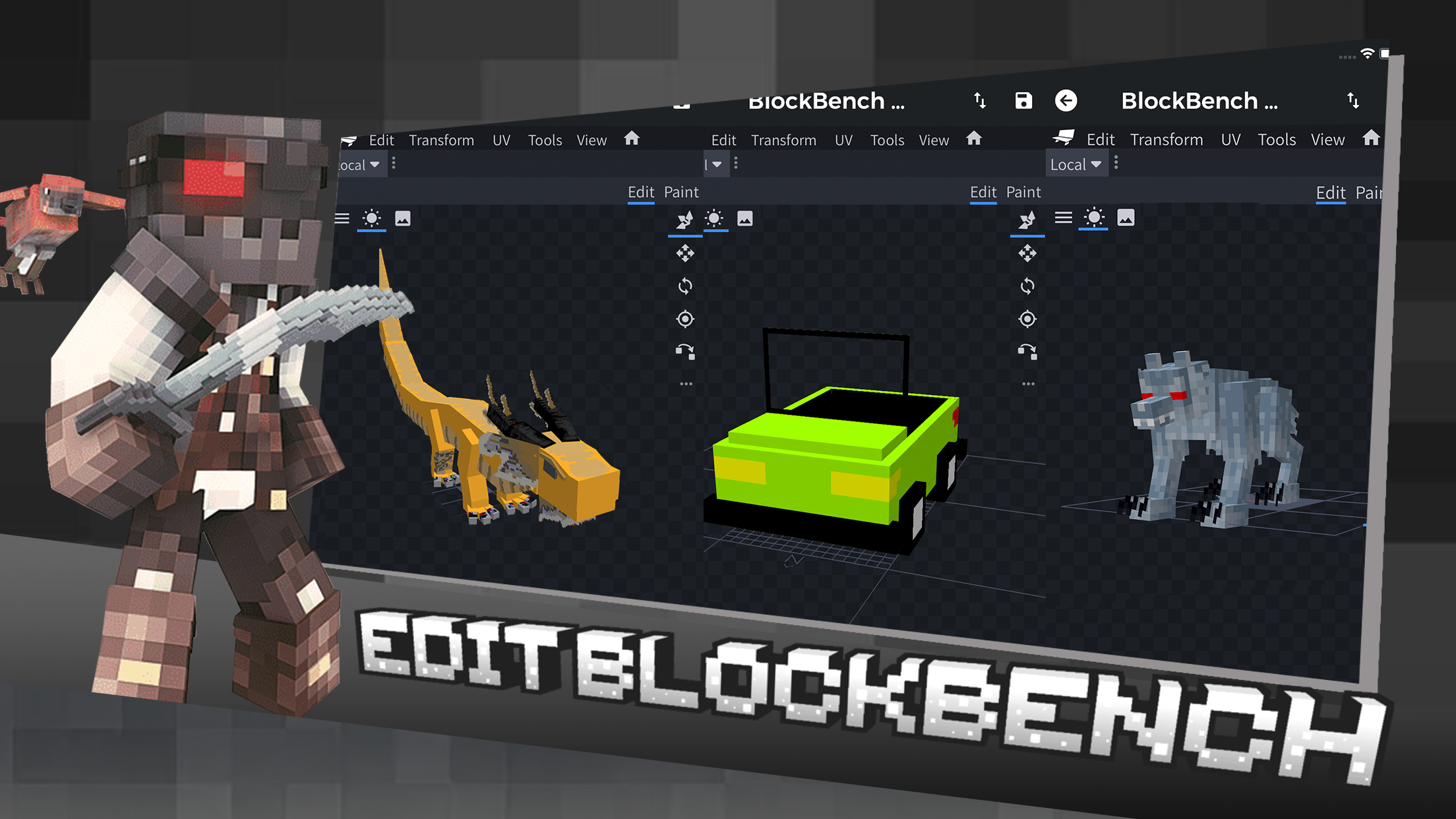 اسکرین شات 4 برنامه 3D Model Maker for Minecraft