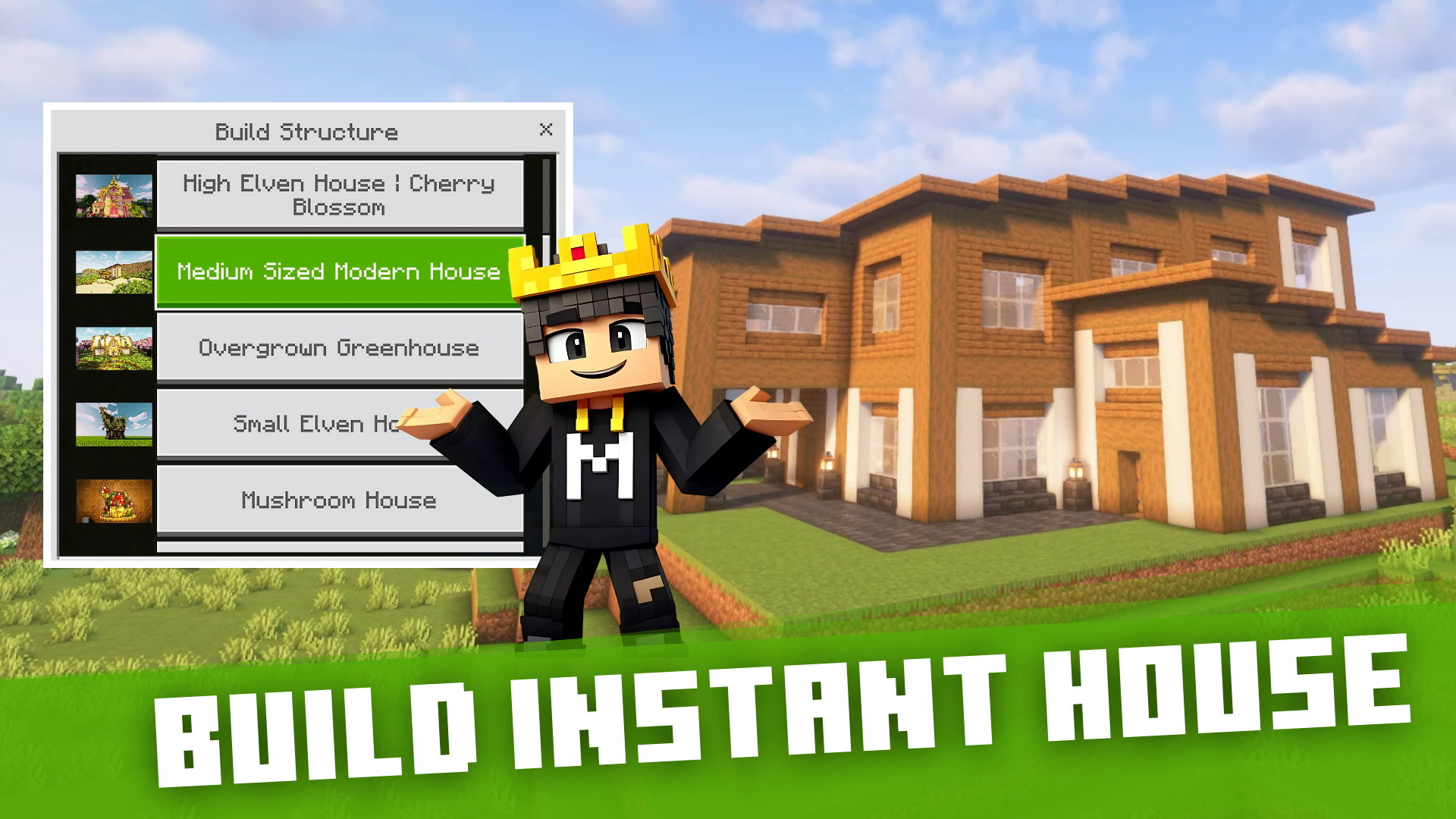اسکرین شات 1 برنامه House Builder for Minecraft PE