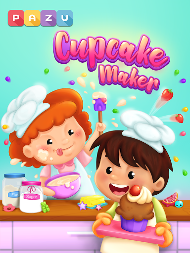 اسکرین شات 5 بازی Cupcakes cooking and baking games for kids