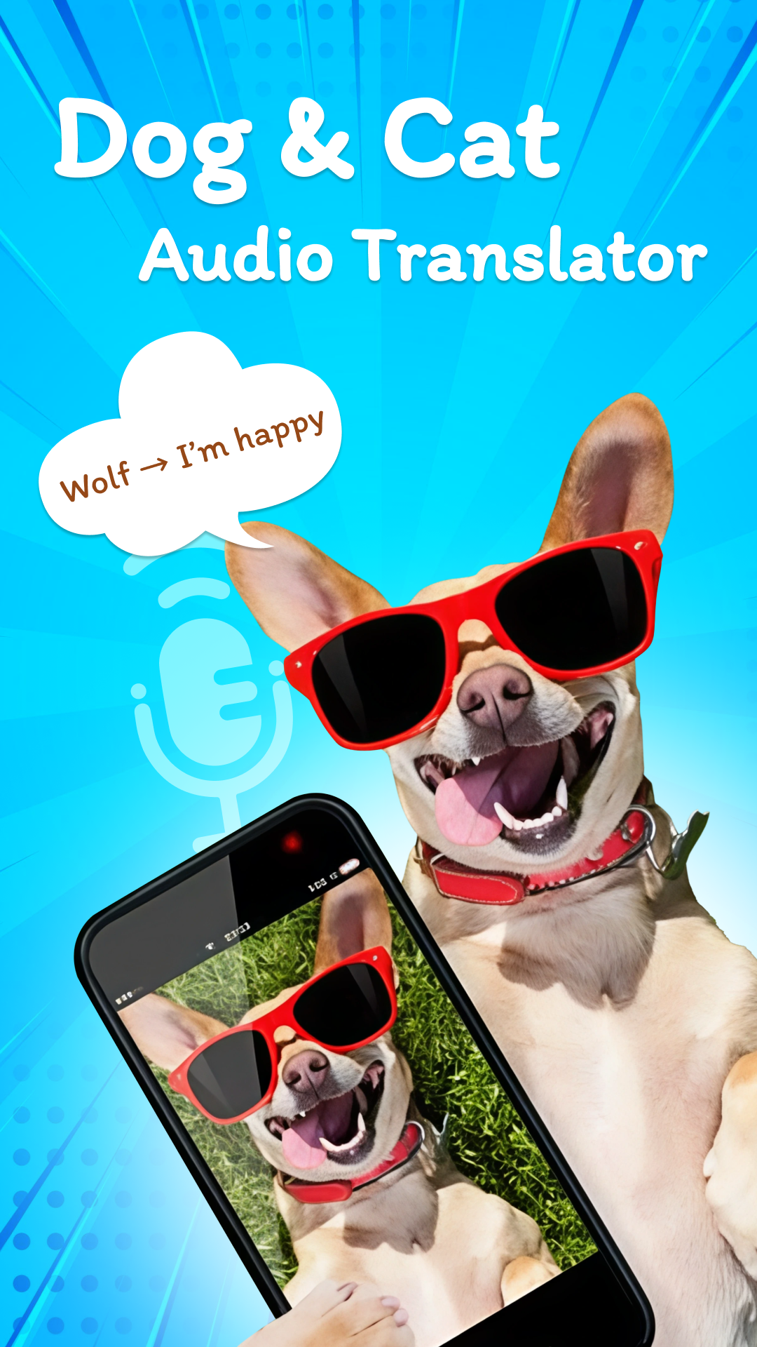 اسکرین شات 1 برنامه Human To Dog: Pet Translator