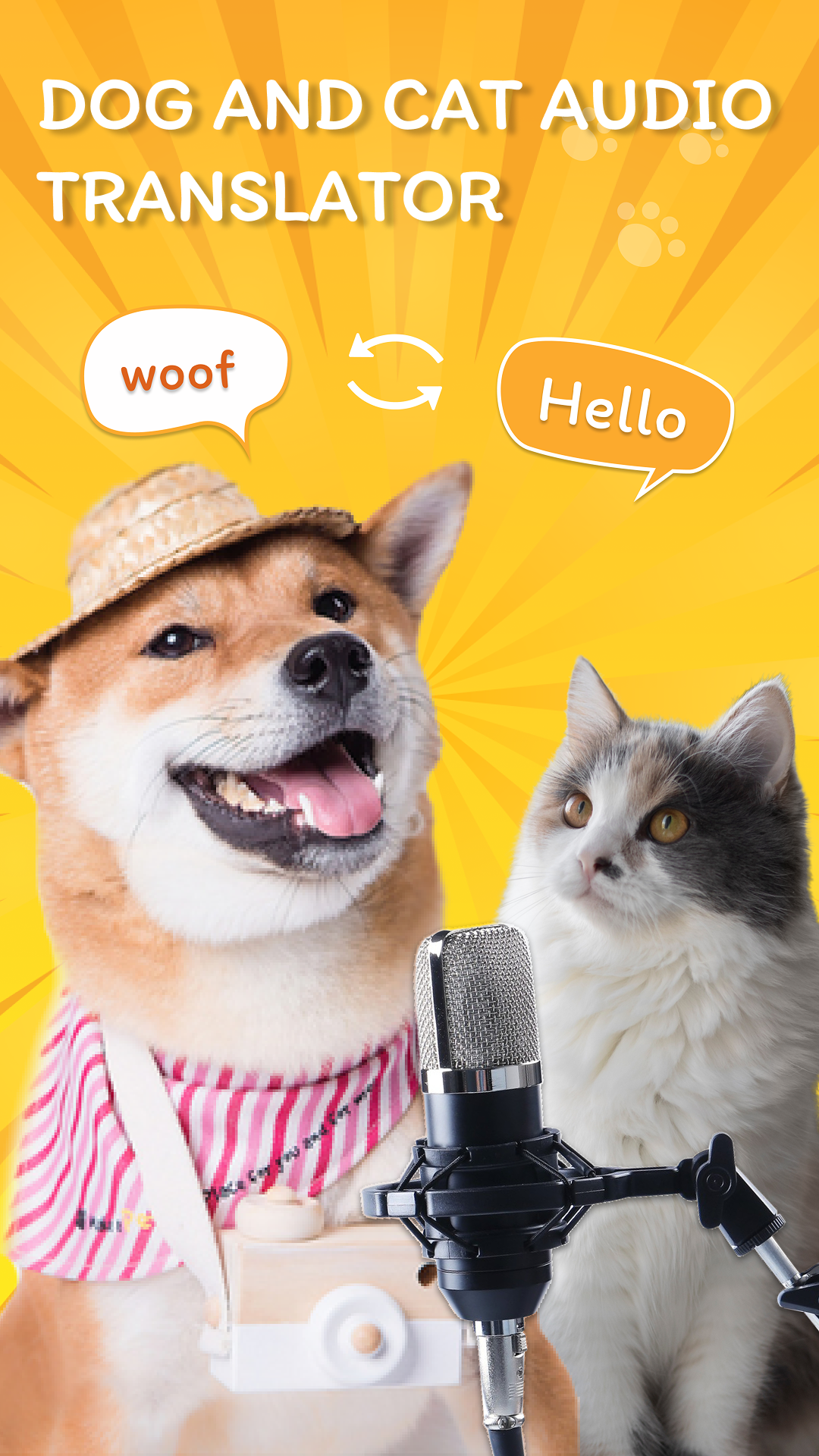 اسکرین شات 1 برنامه Human To Dog: Pet Translator