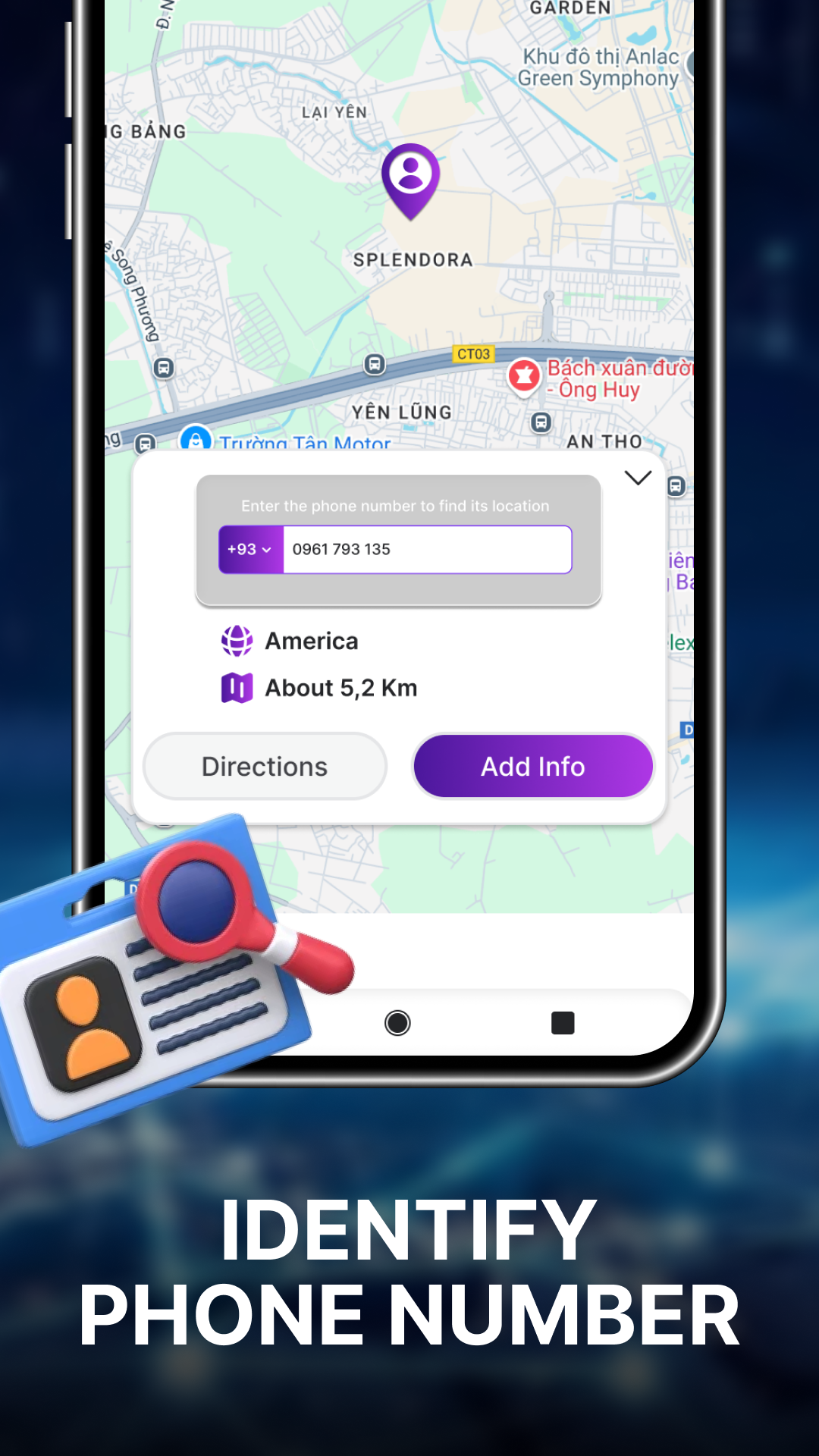 اسکرین شات 4 برنامه Mobile Number Locator