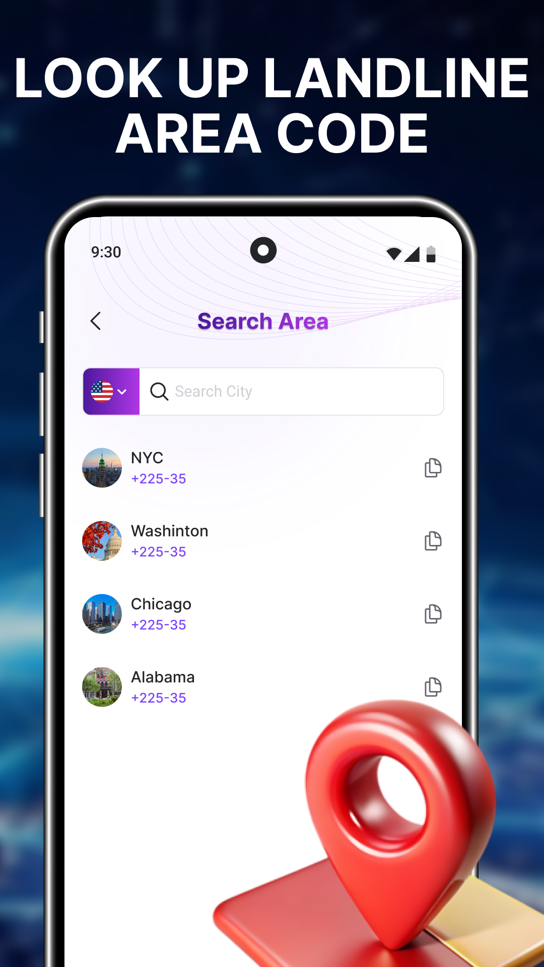اسکرین شات 5 برنامه Mobile Number Locator