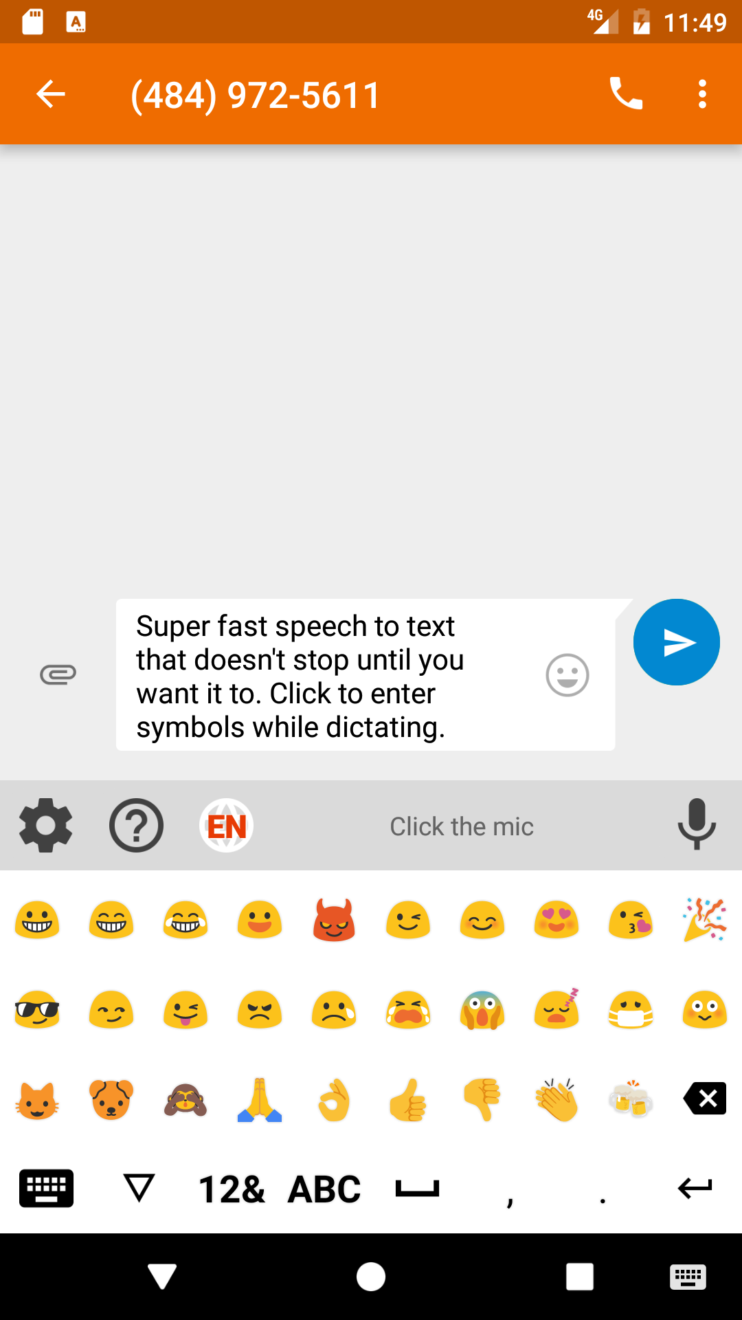 اسکرین شات 8 برنامه Speechnotes - Speech To Text