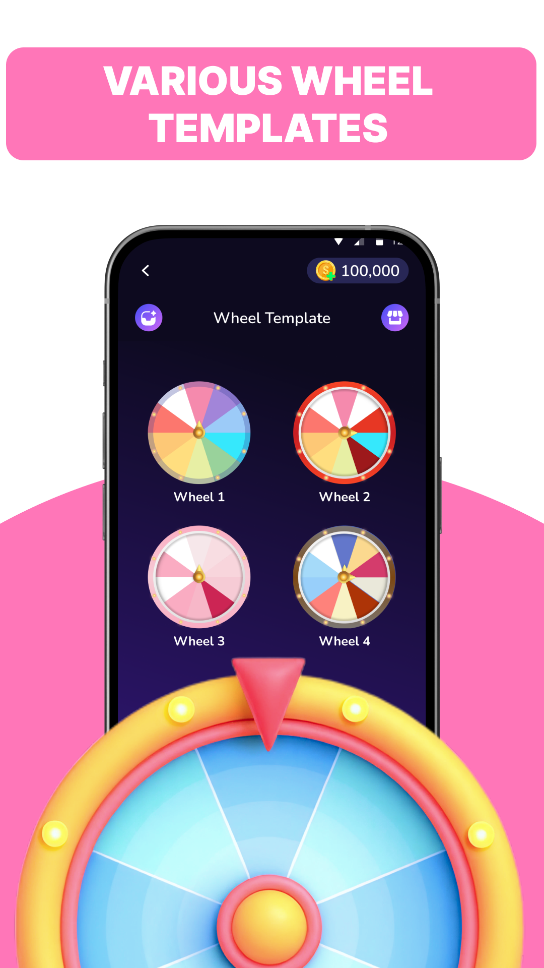 اسکرین شات 3 برنامه Spin The Wheel - Wheel Spinner