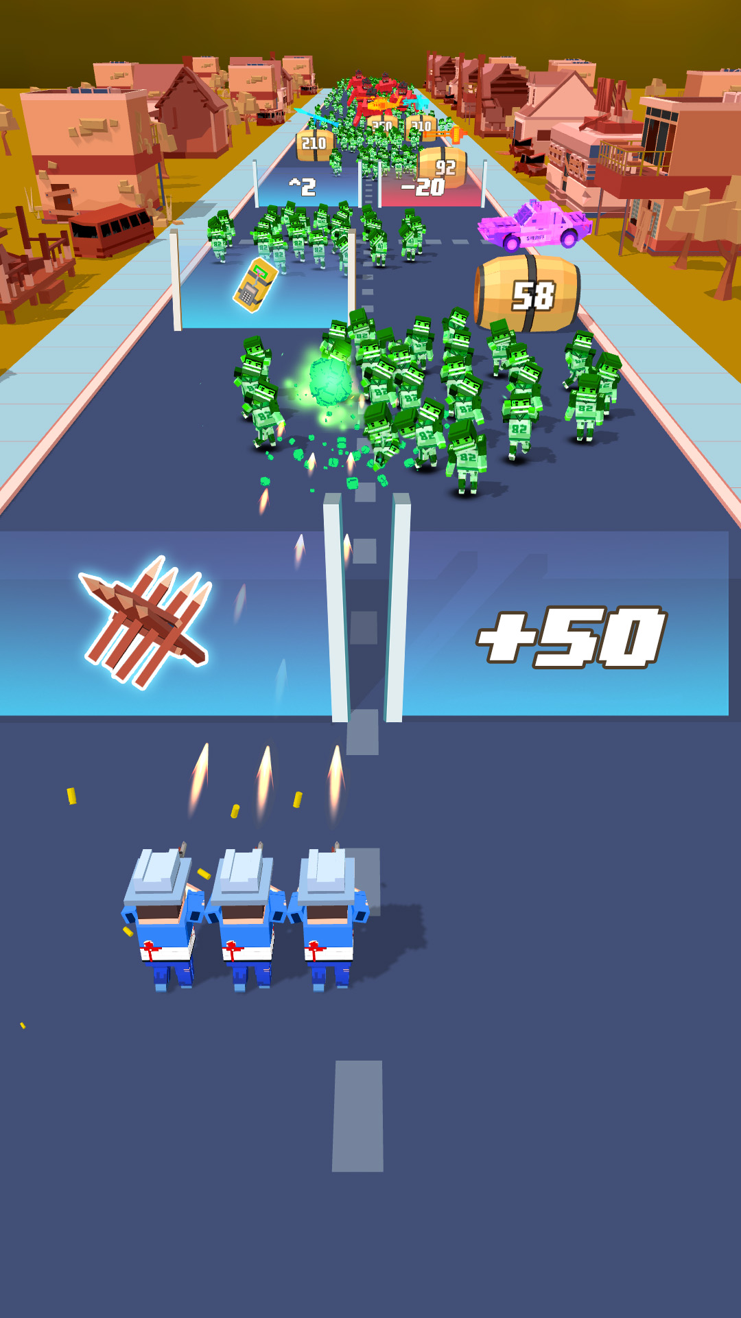 اسکرین شات 3 بازی Zombie Run And Gun