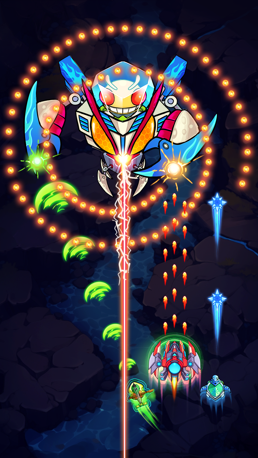 اسکرین شات 4 بازی Insect Shooter: Galaxy Attack