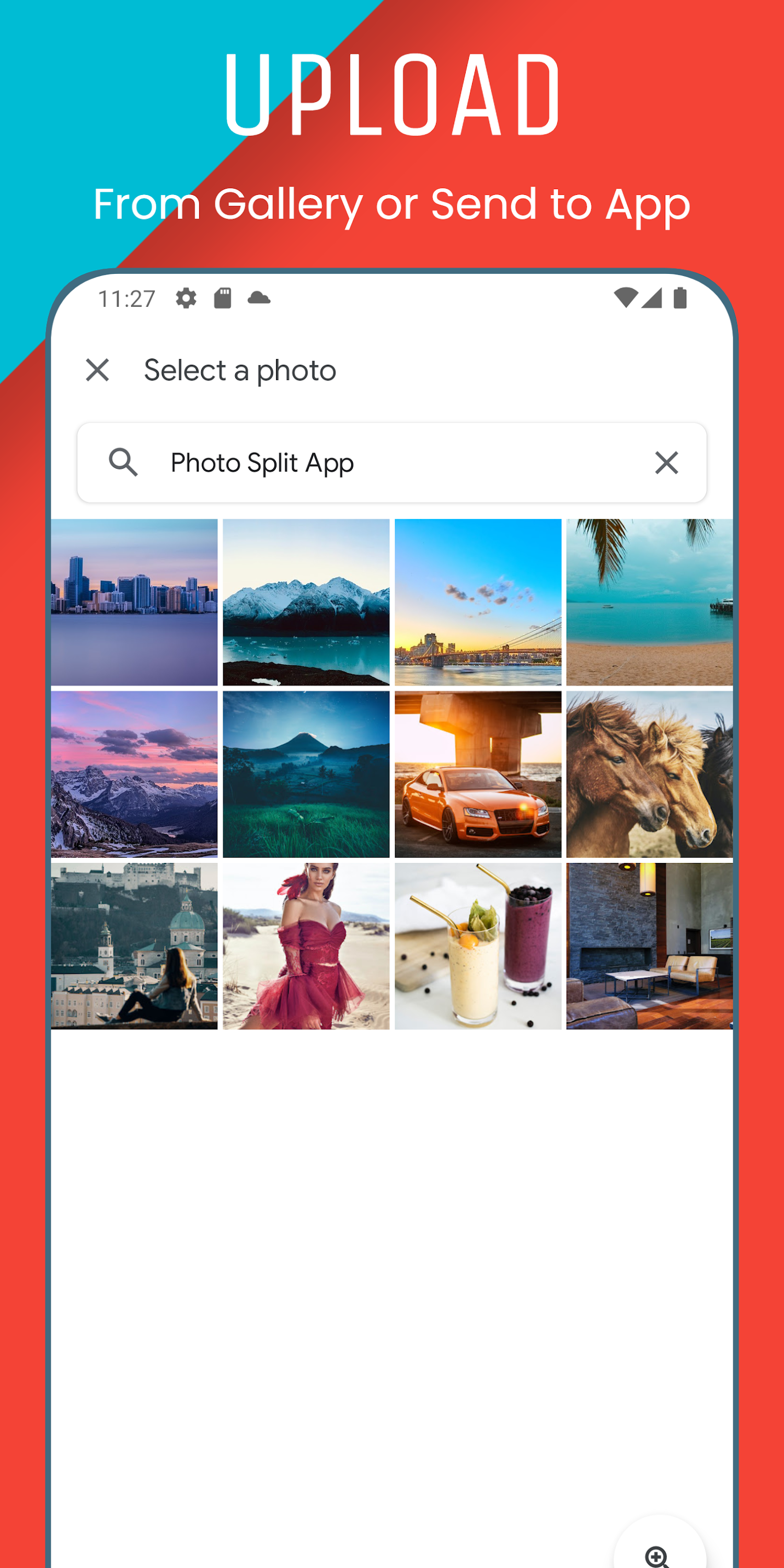 اسکرین شات 4 برنامه PhotoSplit Rectangle Grids