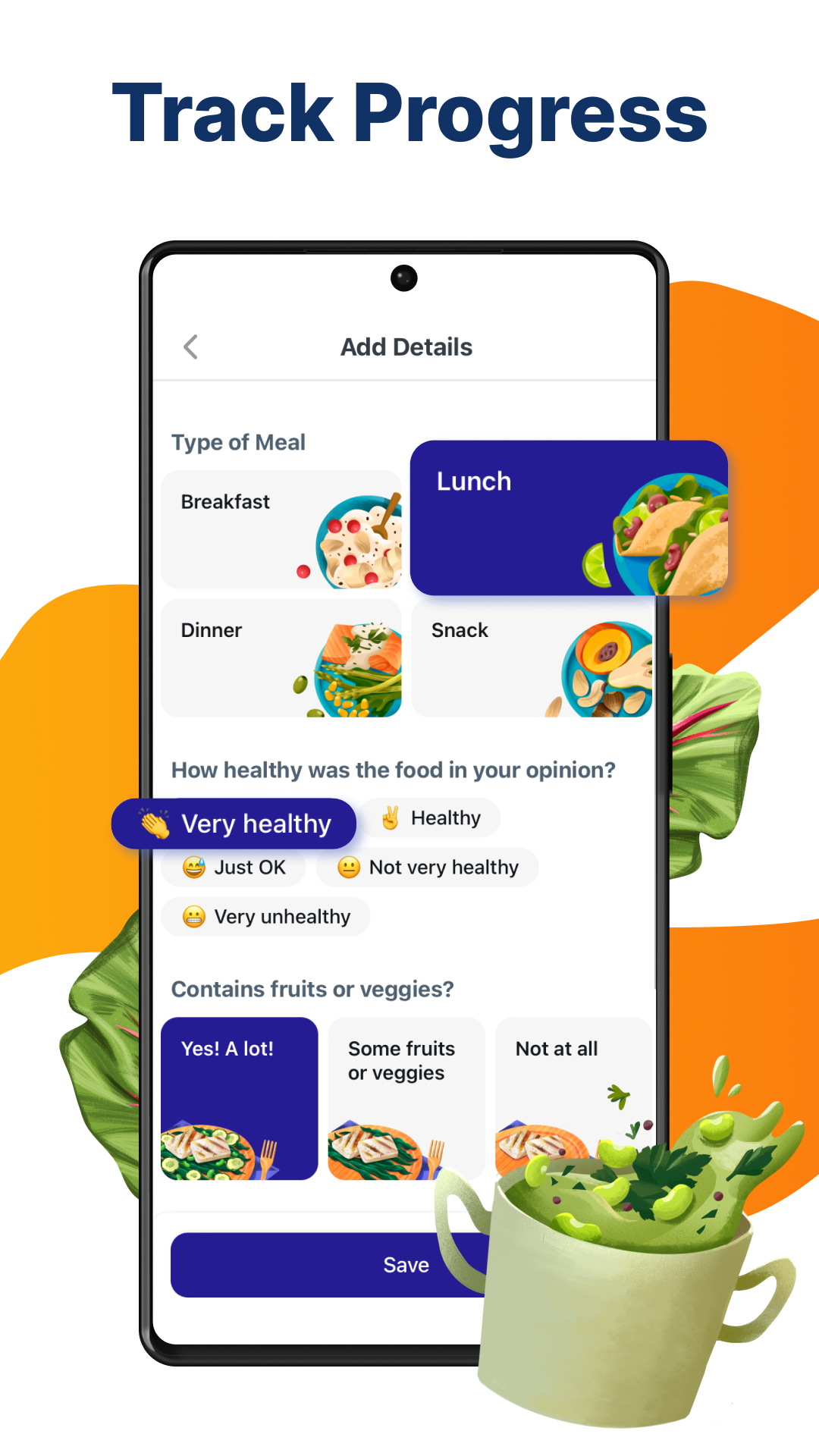 اسکرین شات 5 برنامه Shape: Healthy Eating Journal