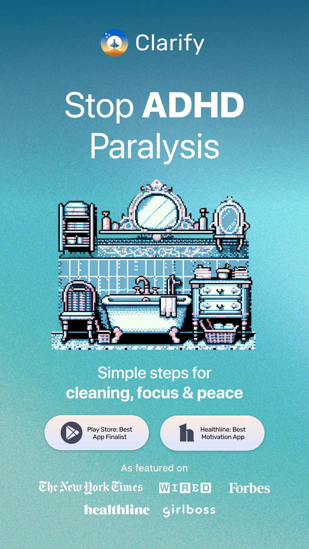 اسکرین شات 1 برنامه Clarify: ADHD Organizer & help