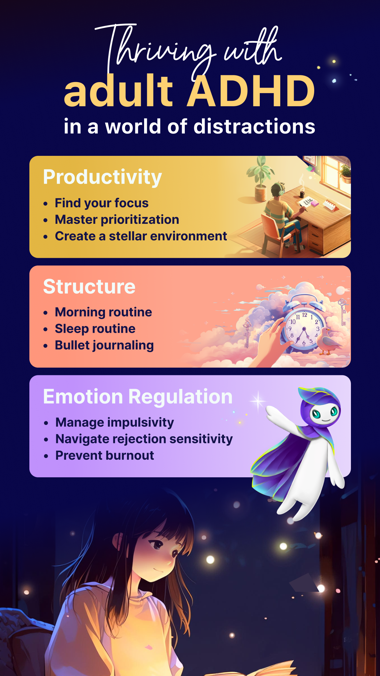 اسکرین شات 1 برنامه Clarify: ADHD Organizer & help