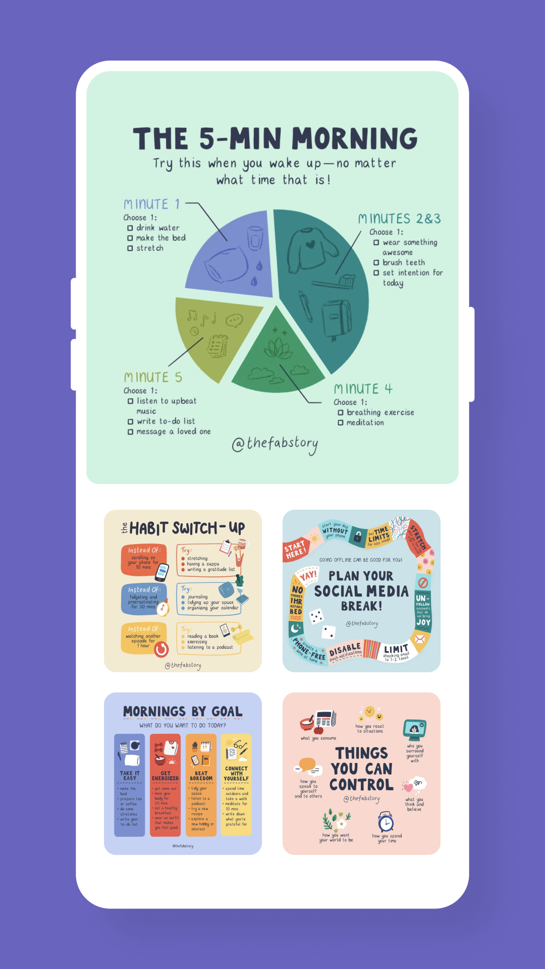 اسکرین شات 2 برنامه Fabulous Daily Routine Planner