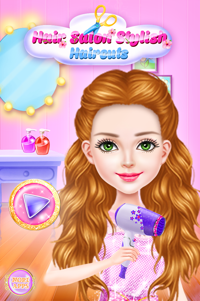 اسکرین شات 1 بازی Hair Salon Stylish Haircuts