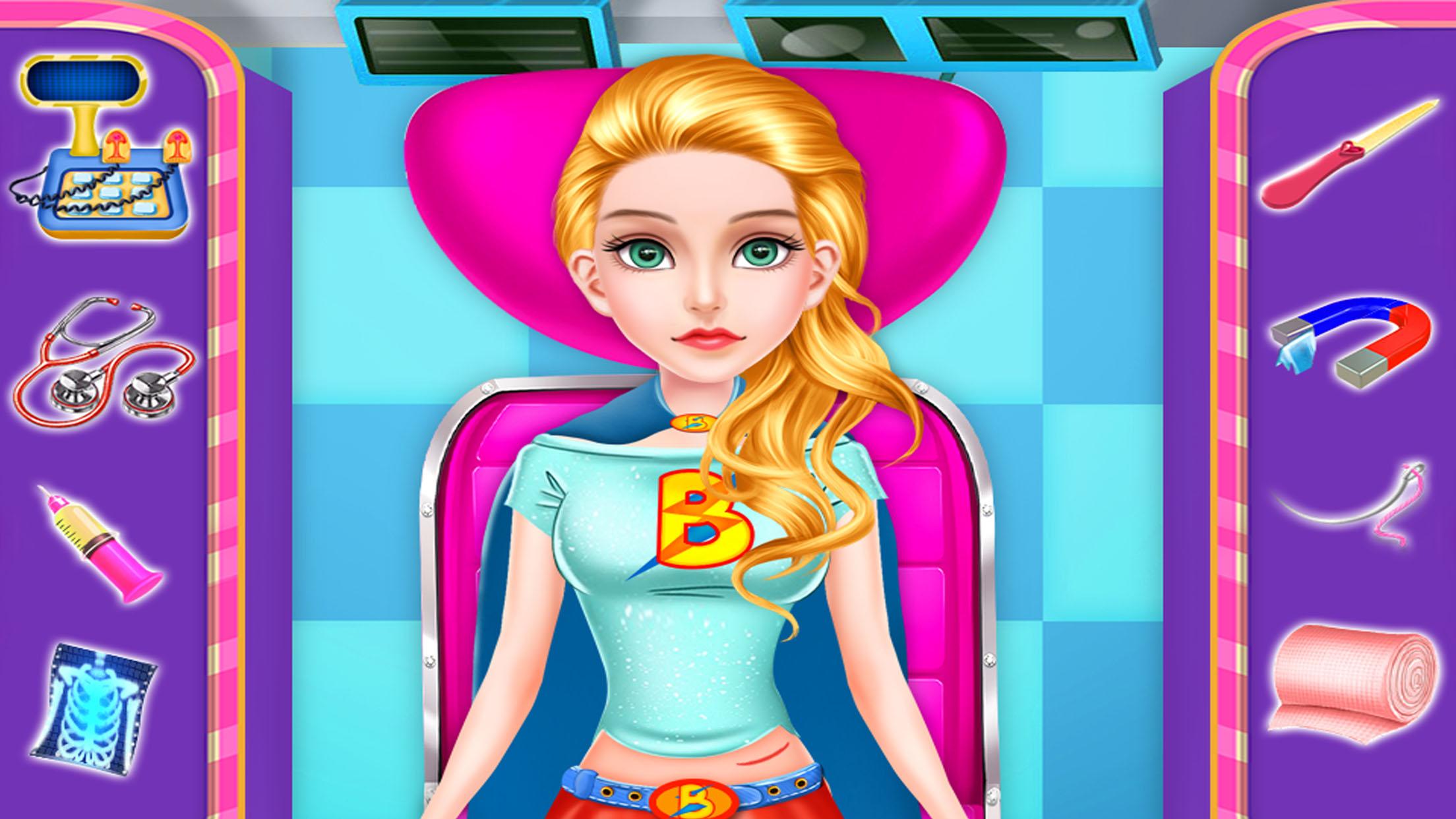 اسکرین شات 4 بازی Superheroes Doctor Surgery Sim