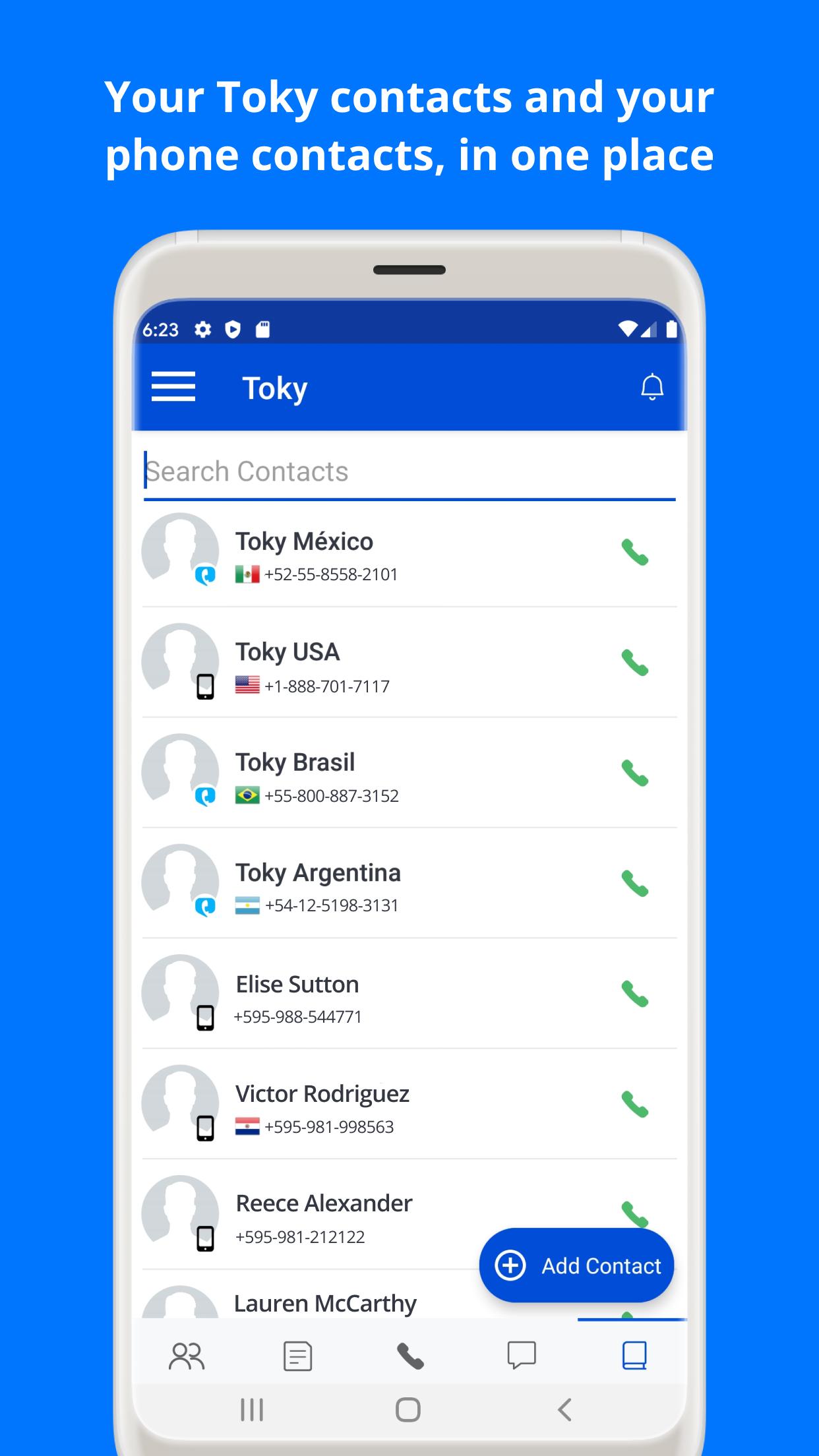 اسکرین شات 8 برنامه Toky: business phone system