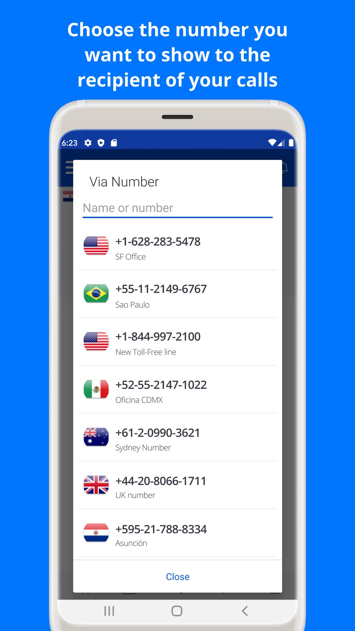 اسکرین شات 2 برنامه Toky: business phone system
