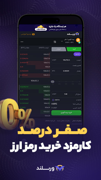 اسکرین شات 6 برنامه ورسلند، بازار خرید و فروش ارز دیجیتال