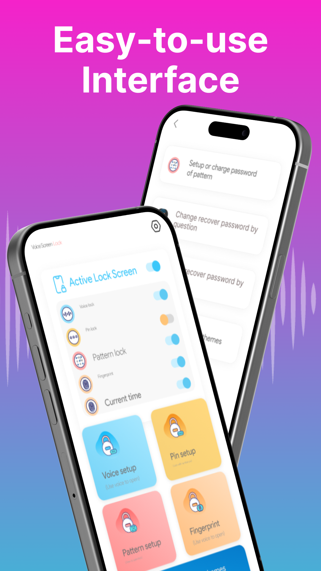 اسکرین شات 6 برنامه Voice Lock Screen - Voice Lock