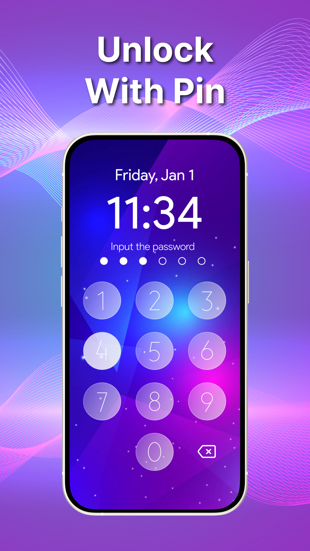 اسکرین شات 4 برنامه Voice Lock Screen - Voice Lock