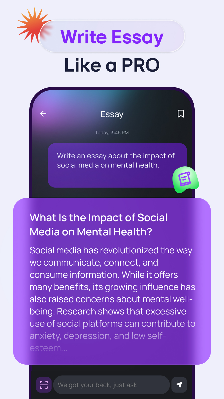 اسکرین شات 5 برنامه Homie AI: Homework Helper