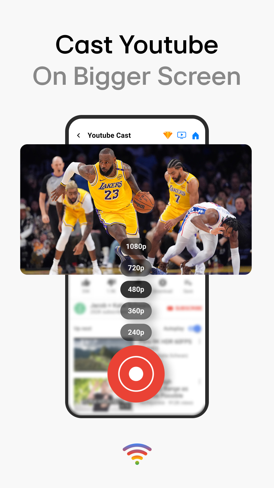 اسکرین شات 4 برنامه TV Cast for Chromecast