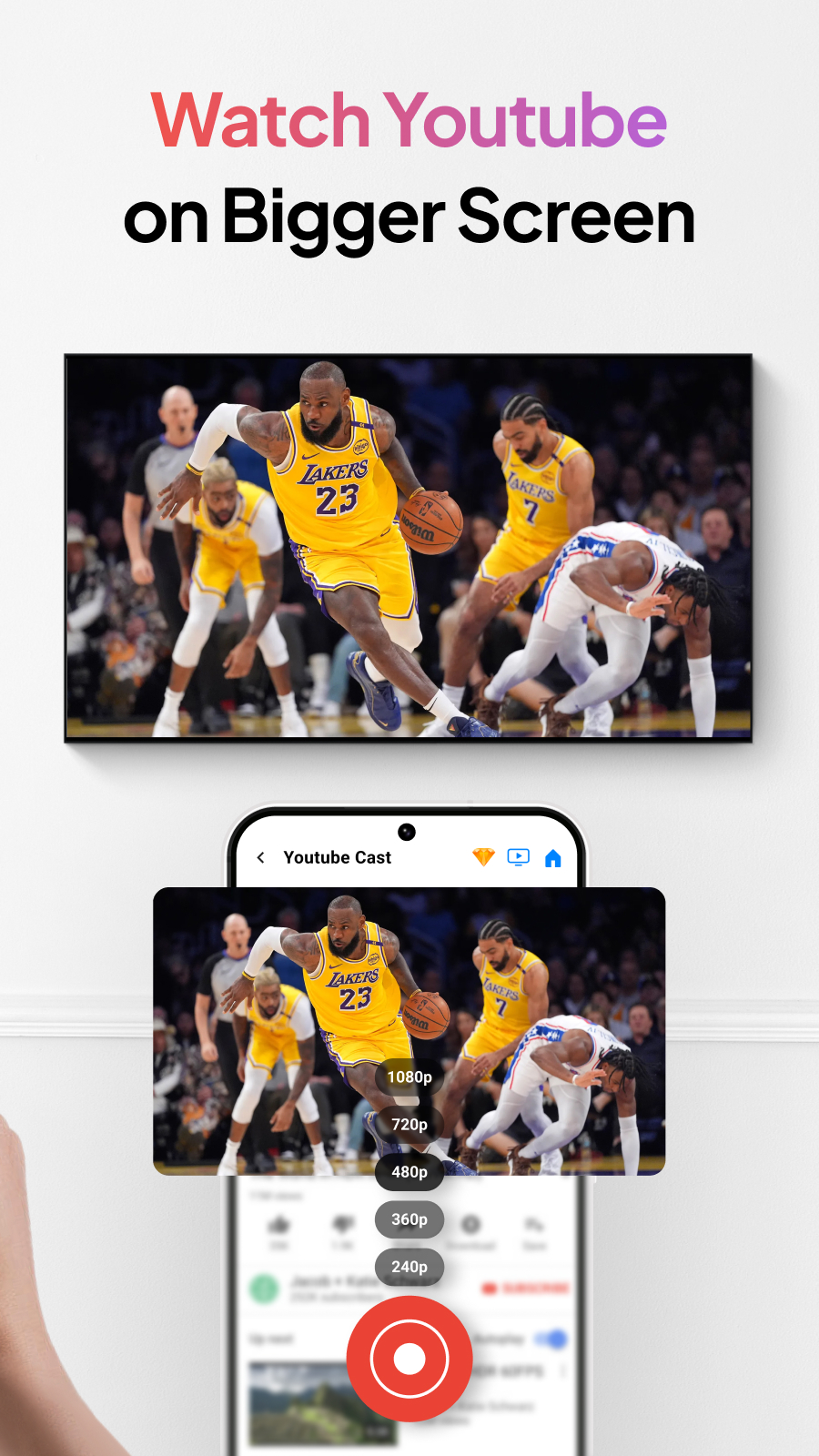 اسکرین شات برنامه TV Cast for Chromecast TV 4