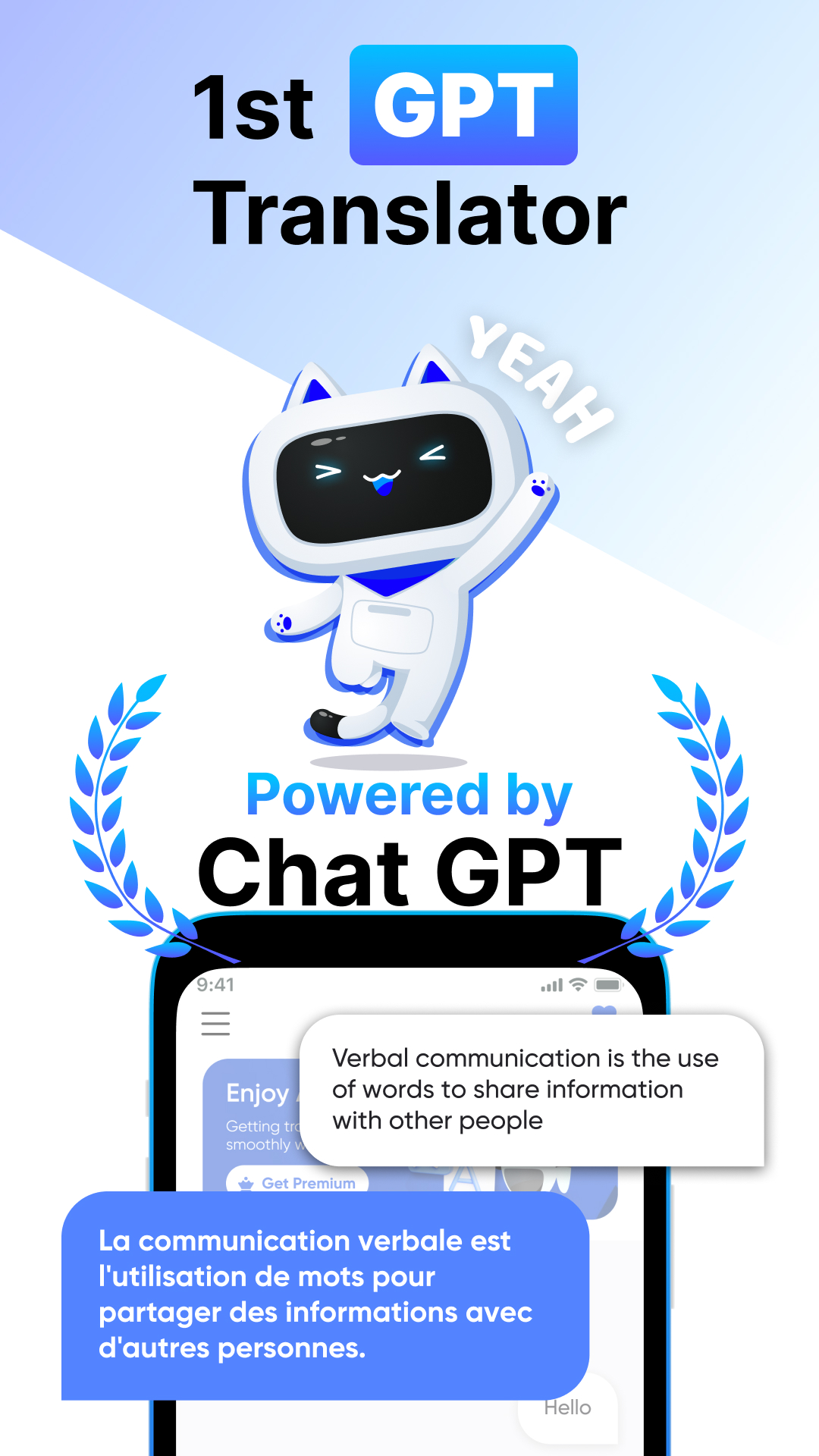 اسکرین شات برنامه Translate GBT & AI Open Chat 1