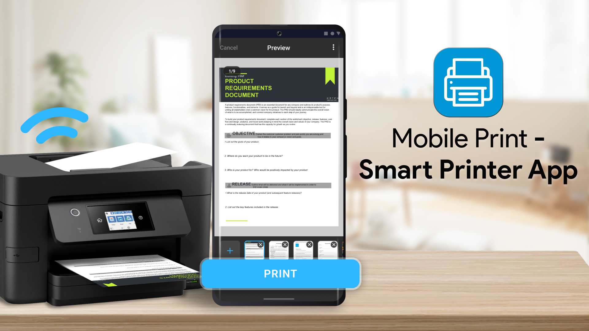 اسکرین شات 8 برنامه Smart Print for HP Printer App