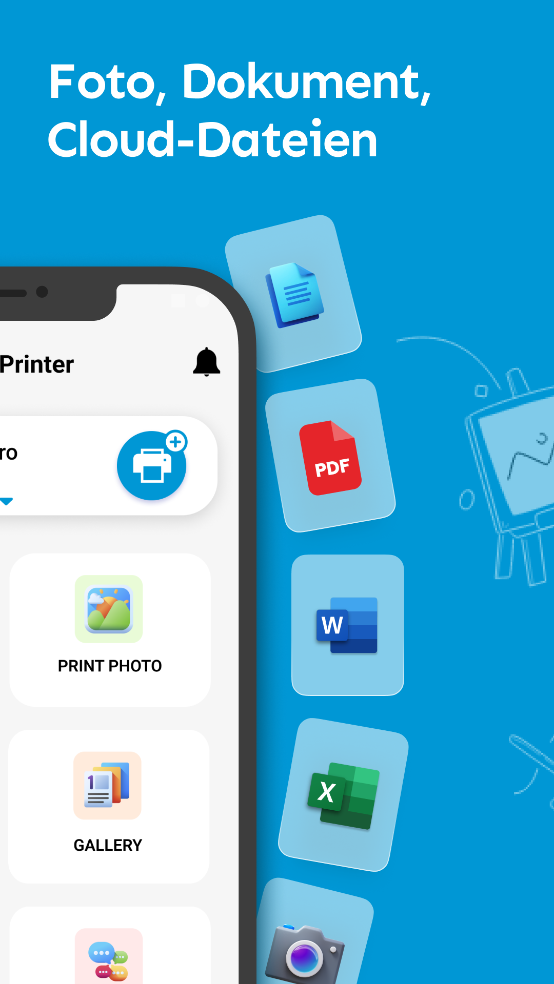 اسکرین شات برنامه Print & Scan - HP Drucker App 4
