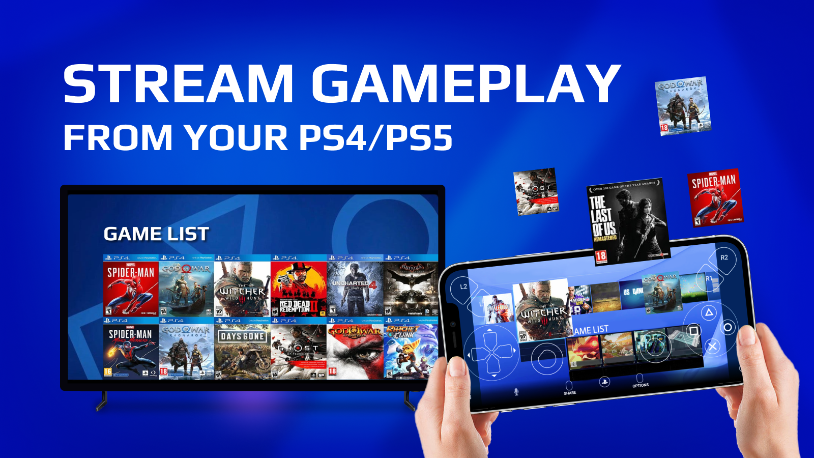 اسکرین شات 1 برنامه Remote Play Controller for PS