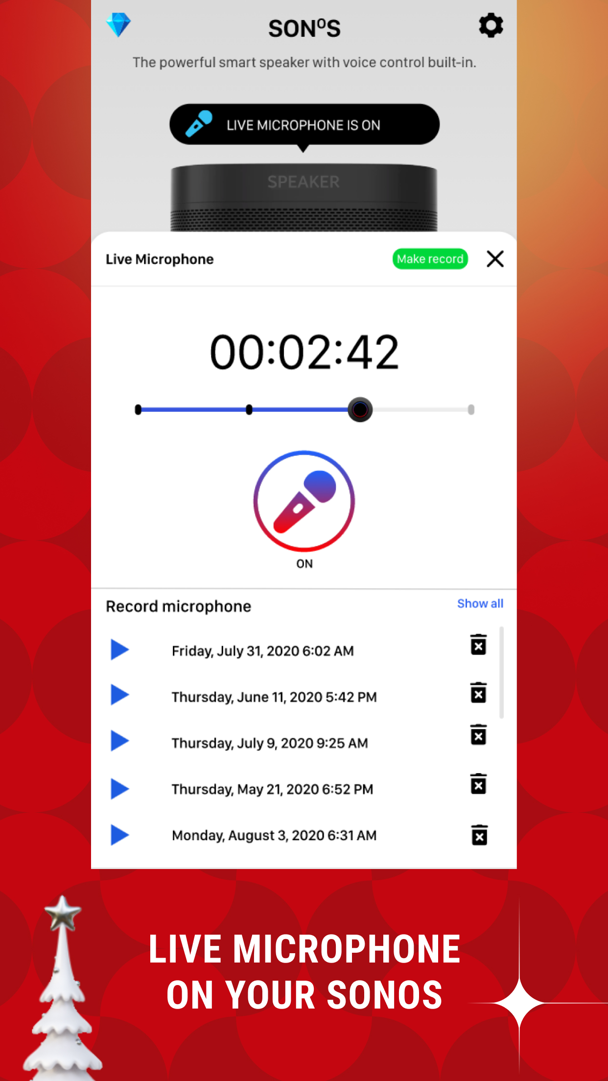 اسکرین شات برنامه Sono S1, S2 Speaker Controller 2
