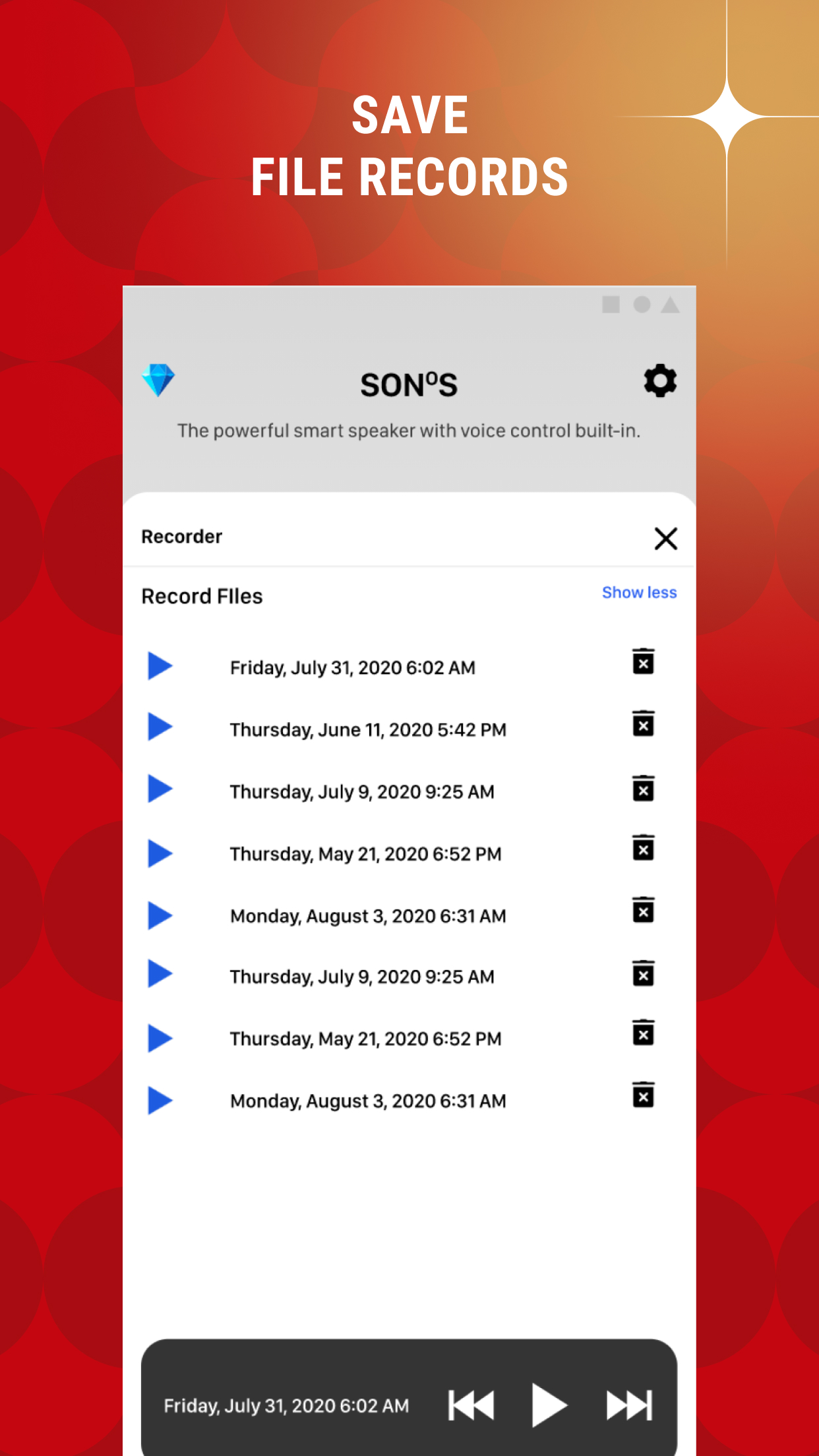 اسکرین شات برنامه Sono S1, S2 Speaker Controller 5