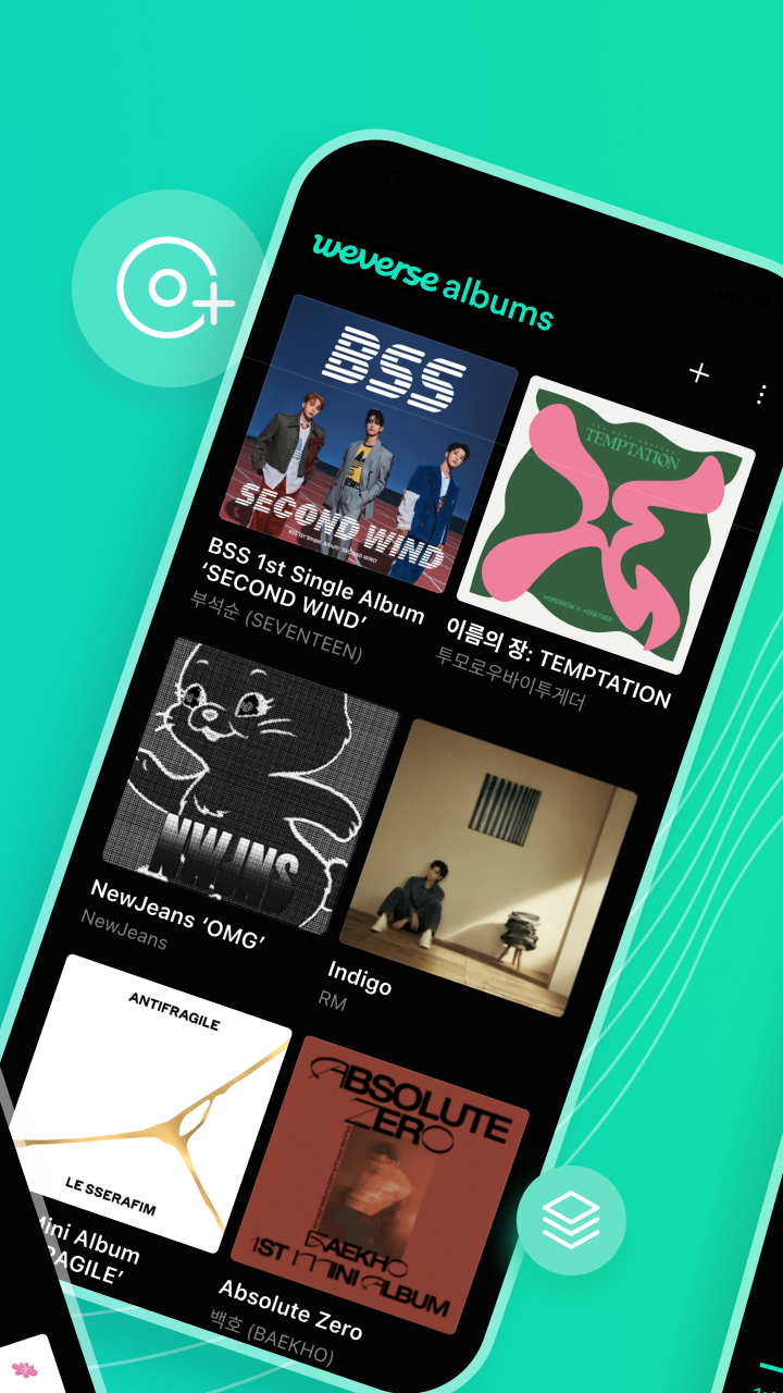 اسکرین شات 2 برنامه Weverse Albums