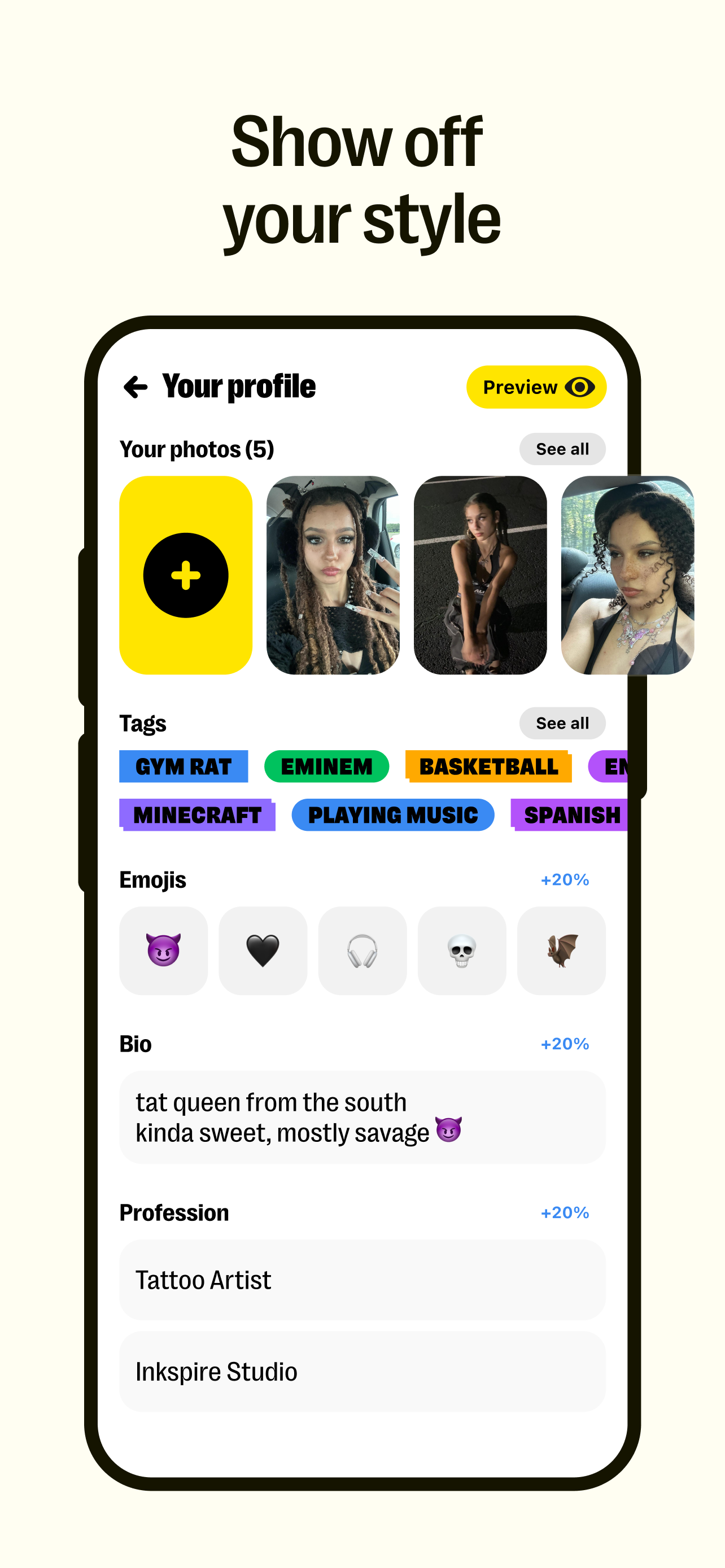 اسکرین شات 4 برنامه Yubo: Make new friends