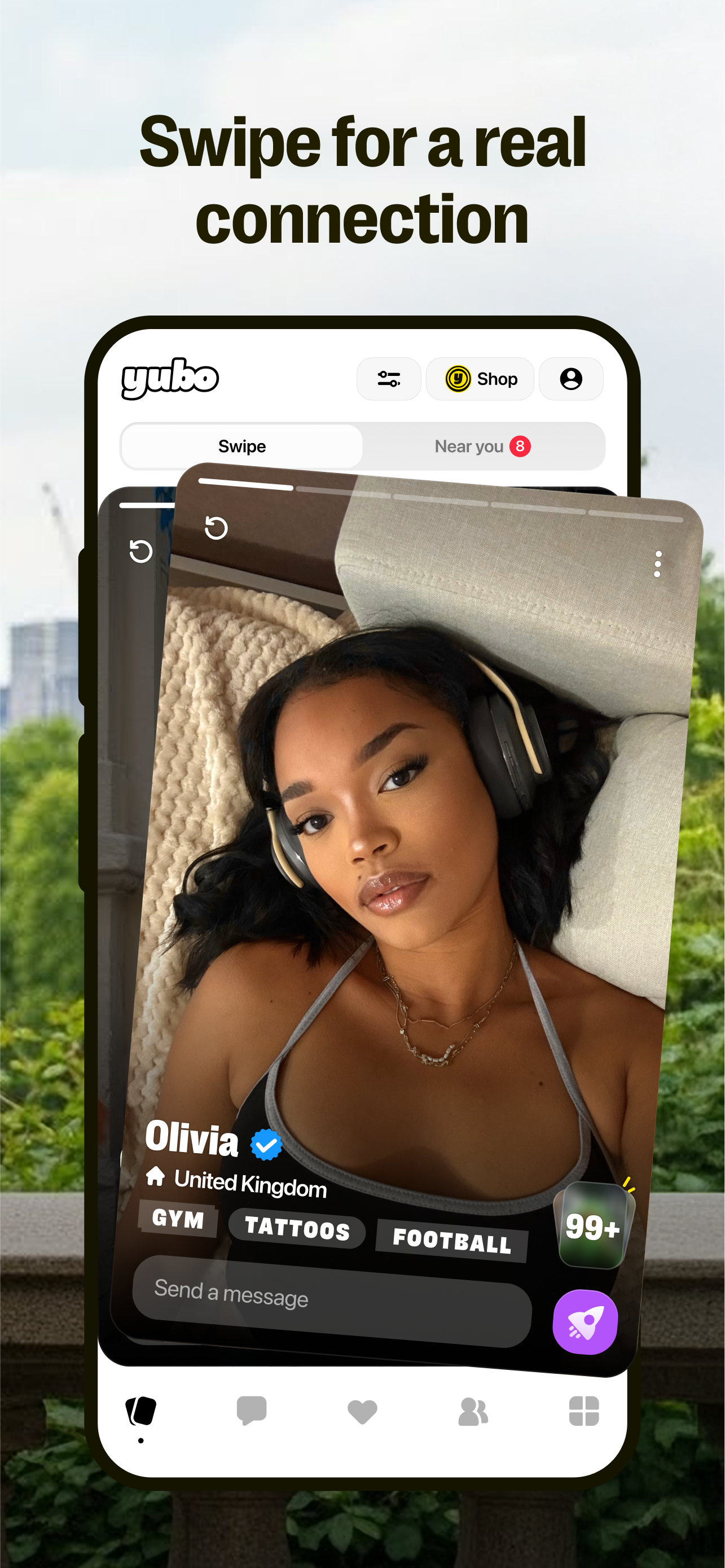 اسکرین شات 3 برنامه Yubo: Make friends & chat now