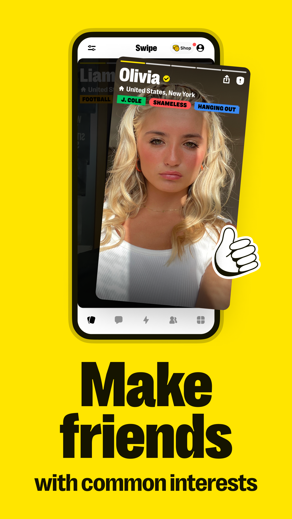 اسکرین شات برنامه Yubo: Chat, Make Friends 1