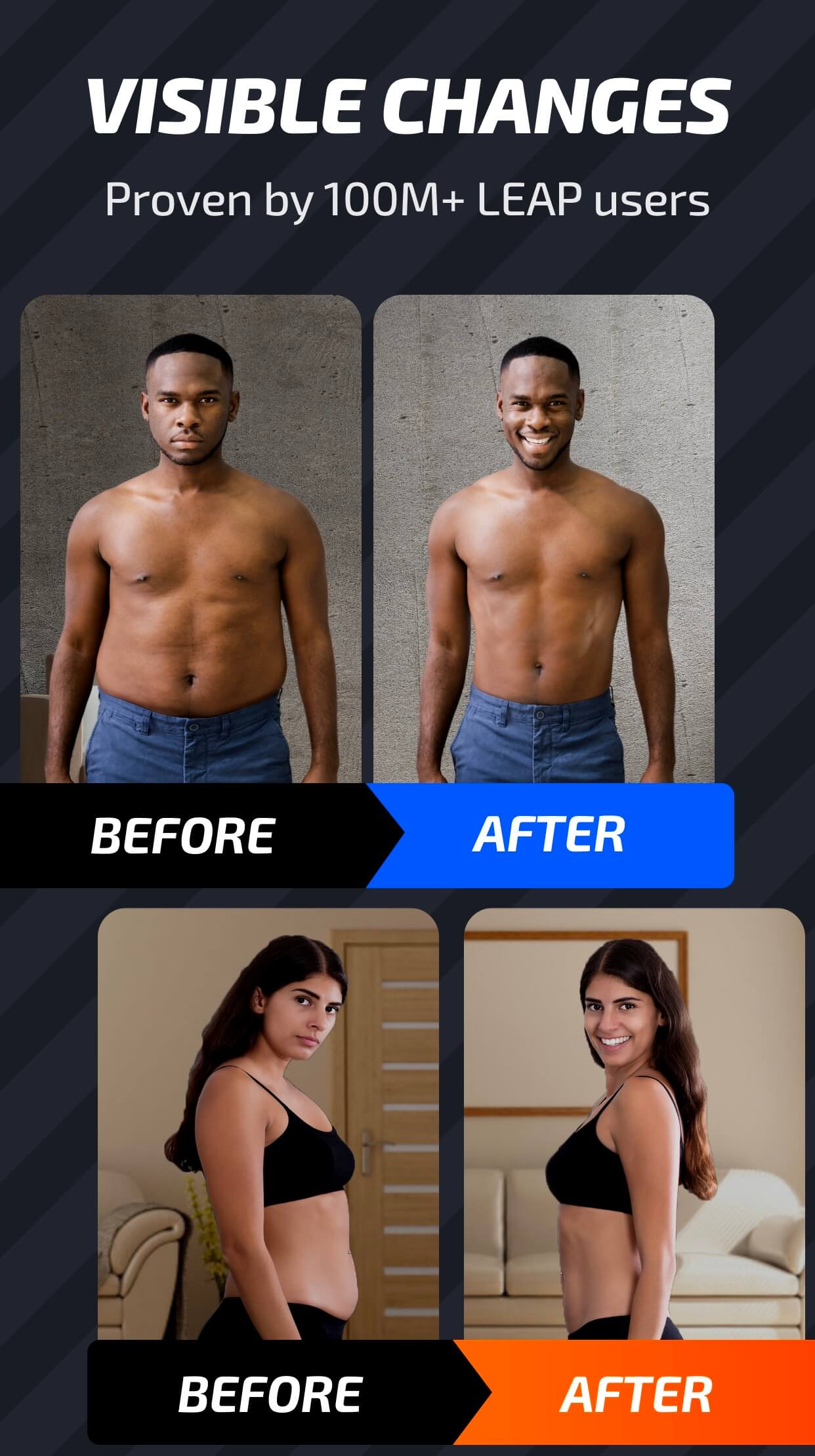 اسکرین شات 8 برنامه Fitness Coach Pro - by LEAP