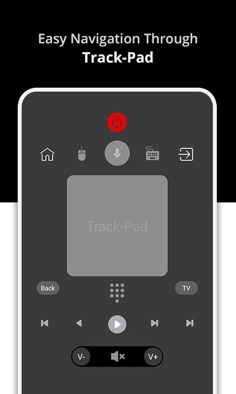 اسکرین شات 4 برنامه Remote for Android TV