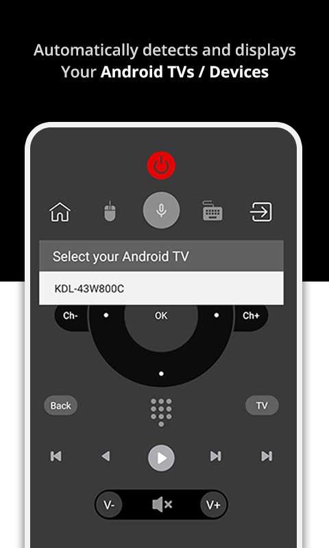 اسکرین شات 2 برنامه Remote for Android TV