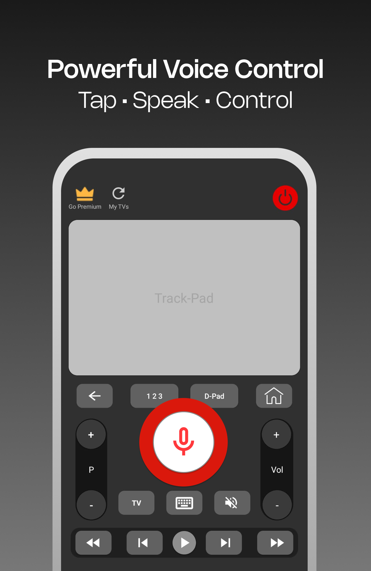 اسکرین شات 2 برنامه Remote for Android TV