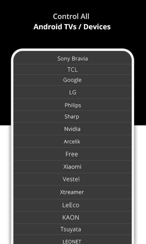 اسکرین شات 1 برنامه Remote for Android TV