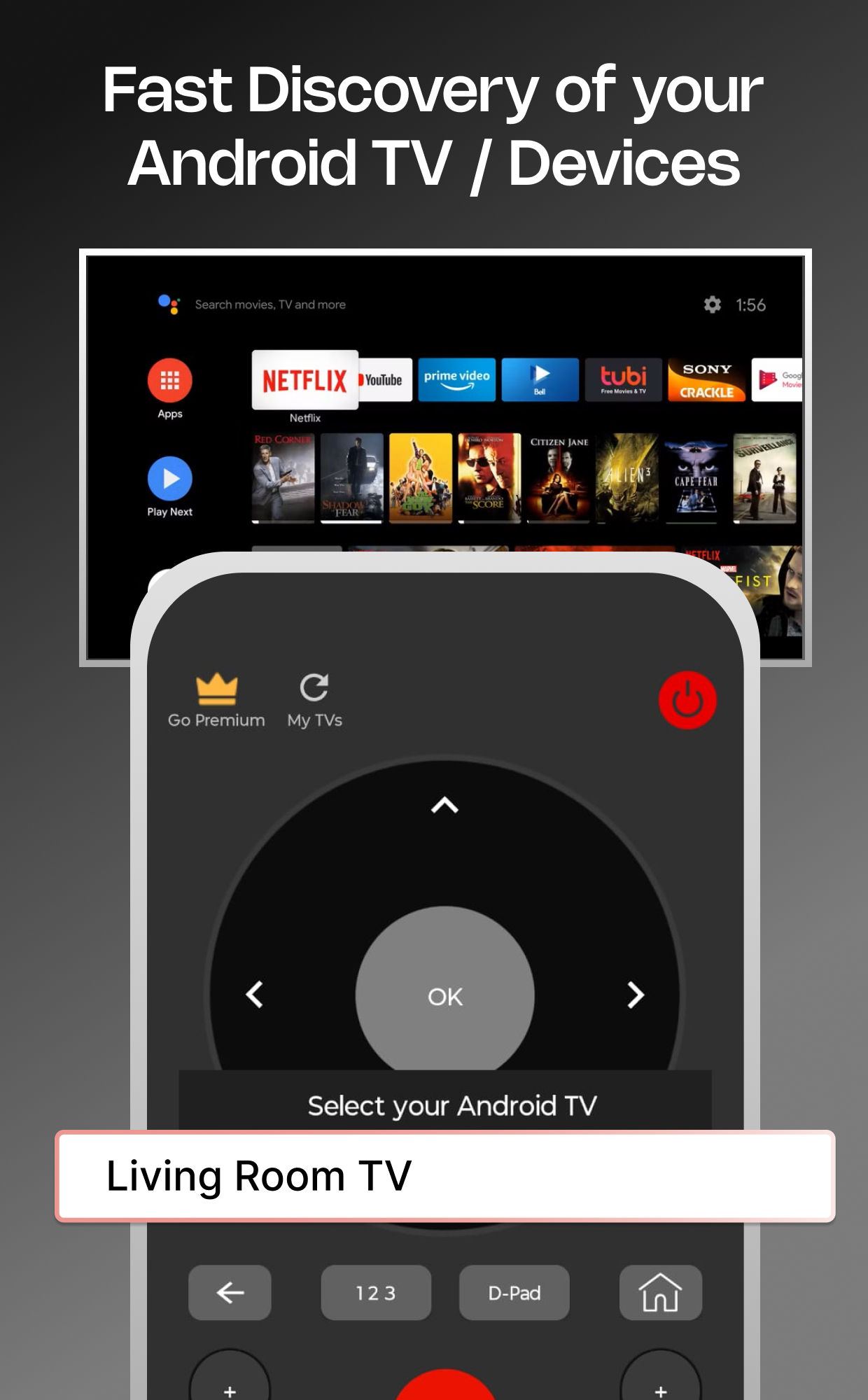اسکرین شات 5 برنامه Remote for Android TV