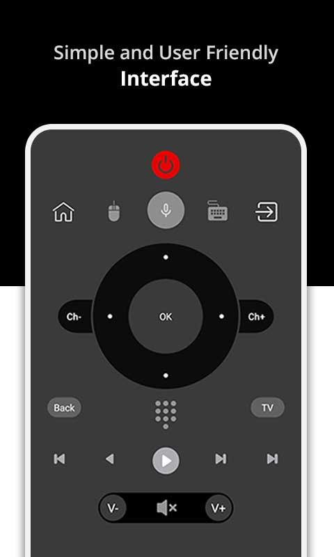 اسکرین شات 3 برنامه Remote for Android TV