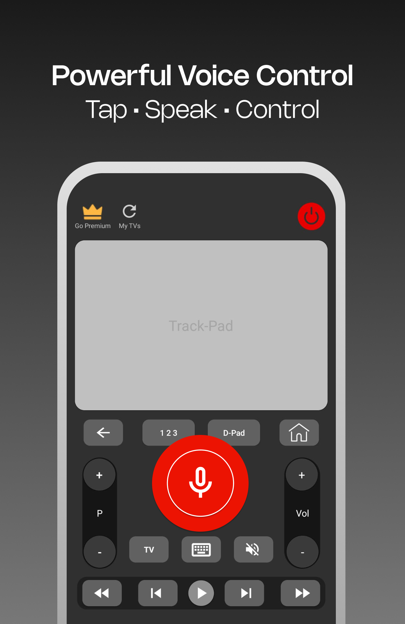 اسکرین شات 2 برنامه Remote for Android TV